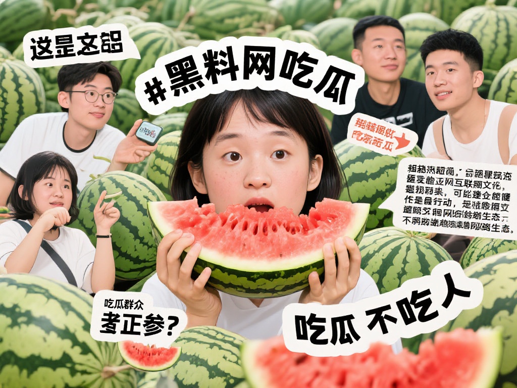 总之，“黑料网吃瓜”确实为互联网文化增添